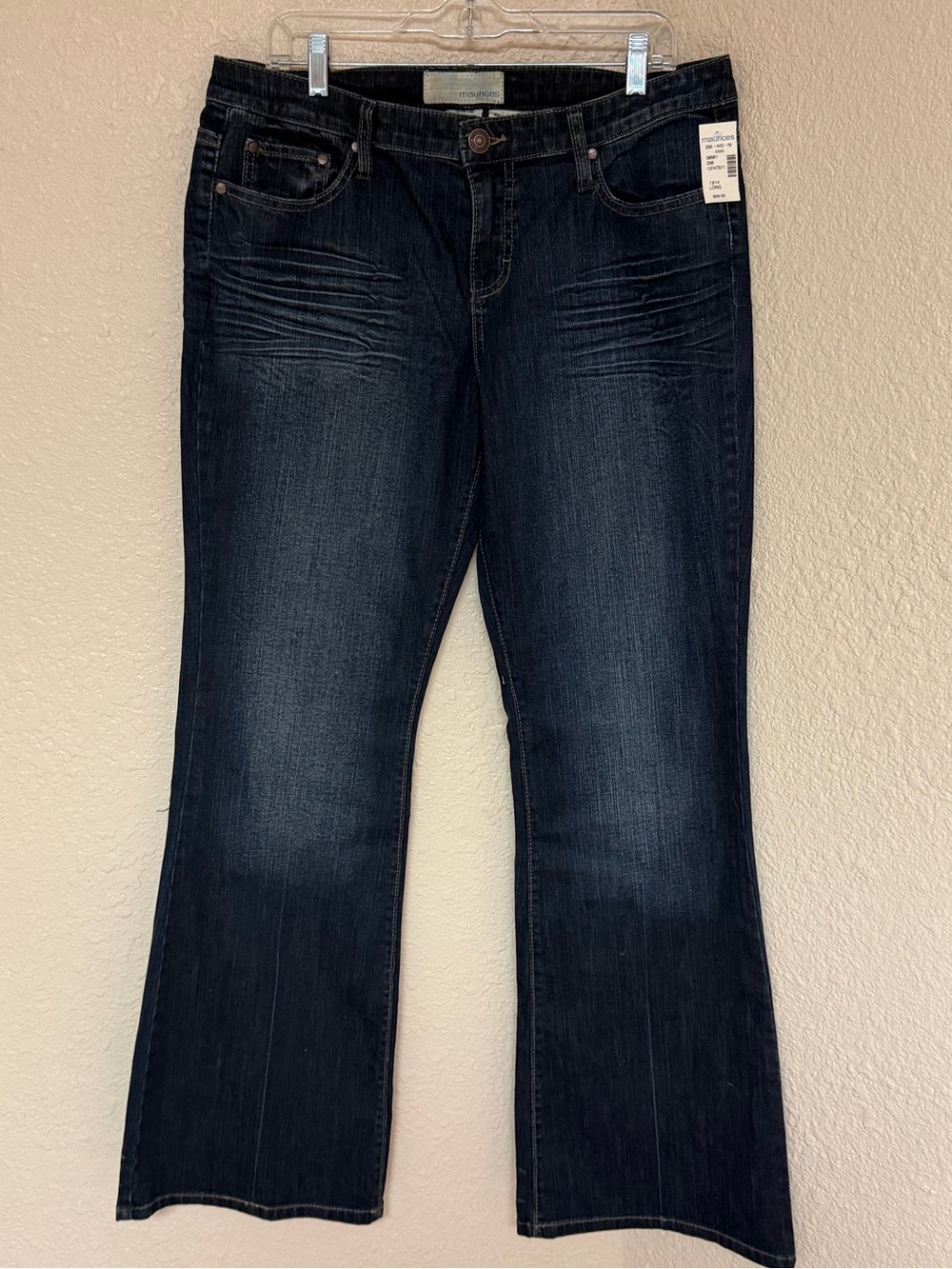 4/$20 Maurices Dark Blue Molli Flare Jeans
